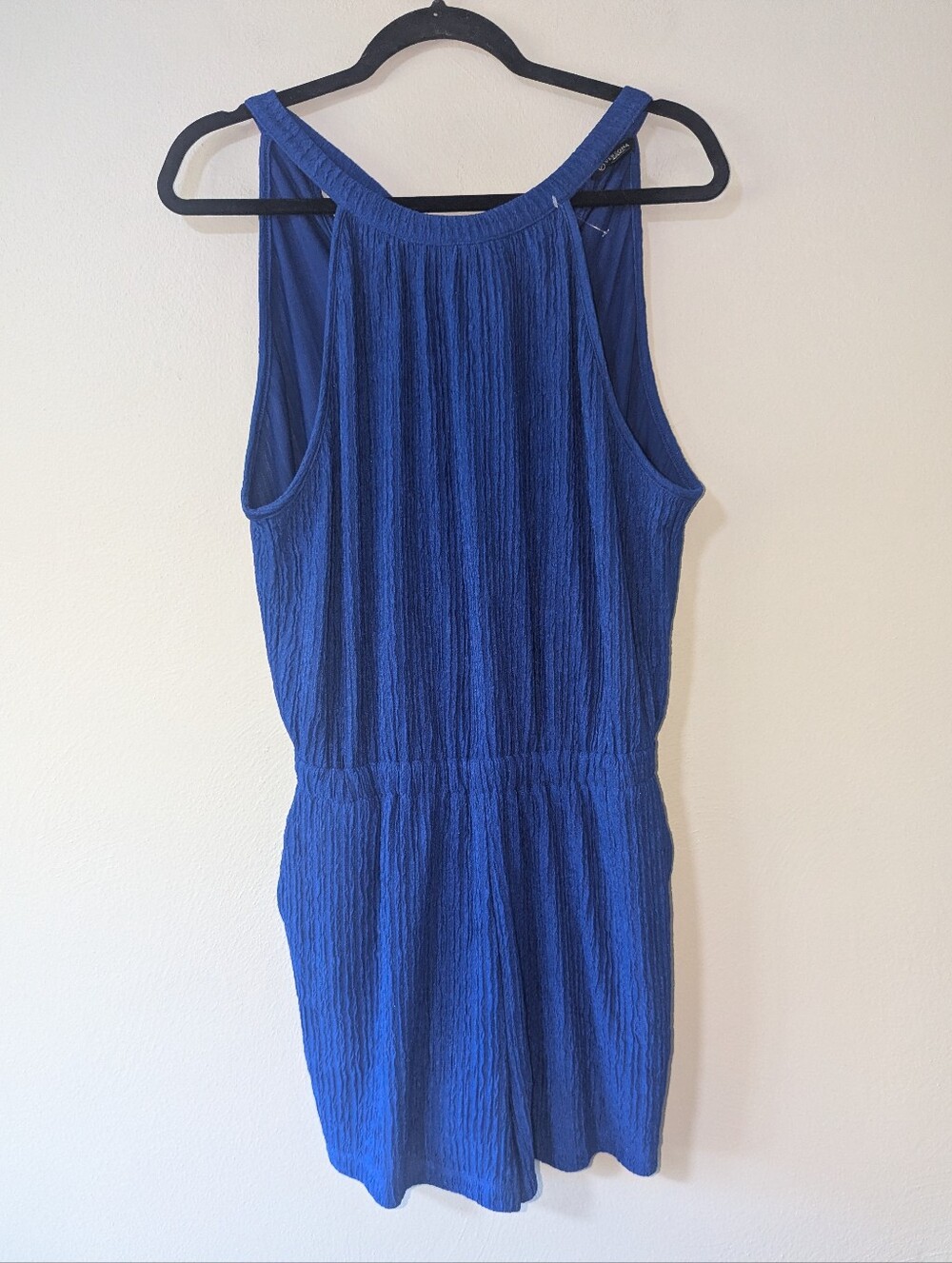 M Versona‎ Royal Blue Textured Romper